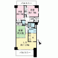 桜丘フラット間取り図