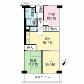 六高台サンハイツA棟間取り図