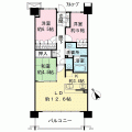 オーベルグランディオ横浜鶴見ブリーズテラス間取り図