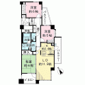 レクセルガーデン昭島間取り図