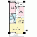 コスモ菊川参番館間取り図