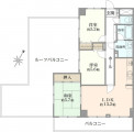 ライオンズマンション船橋飯山満台一番館間取り図