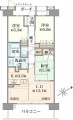 プラウド船橋五街区間取り図