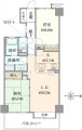 グランスクエア一橋学園壱番街間取り図