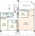 東戸塚ガーデンハウス弐番館間取り図