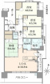 プラウドシティ金町アベニュー住宅棟間取り図