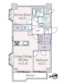 ライオンズマンション西中延間取り図