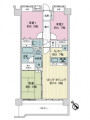 レクセルマンション田端間取り図