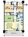 ライオンズ長津田マークスフォート間取り図