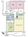 清新北ハイツ2号棟間取り図