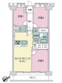 コスモ大島グランコート間取り図