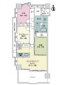 ライオンズマンション篠崎間取り図